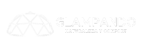 Logo Glampando blanco